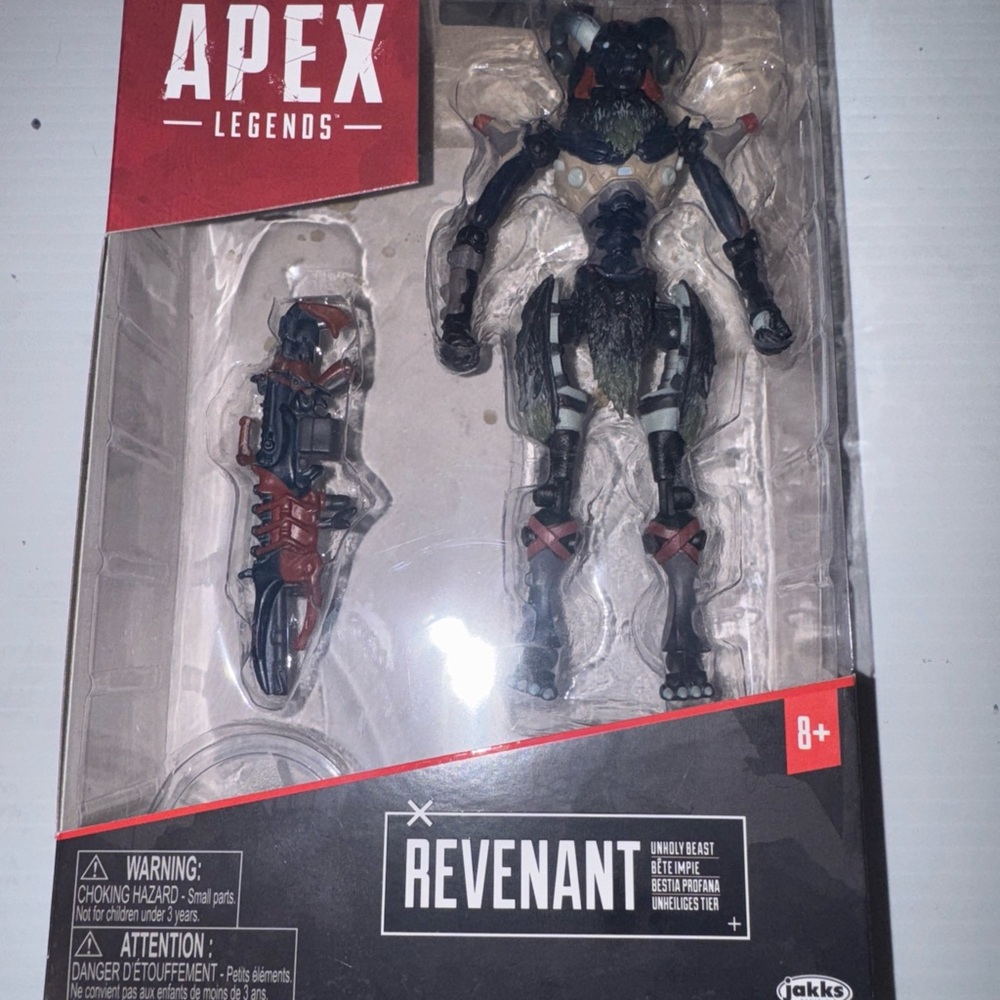 Apex Legends REVENANT 17 Action Figures Series 6 JAKKS Black Custom Blue
